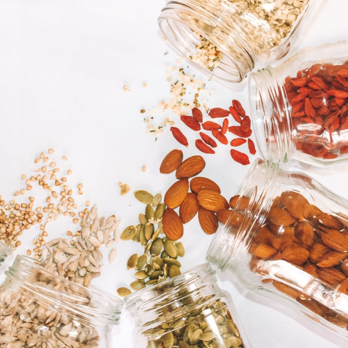 Offene Vorratsgläser