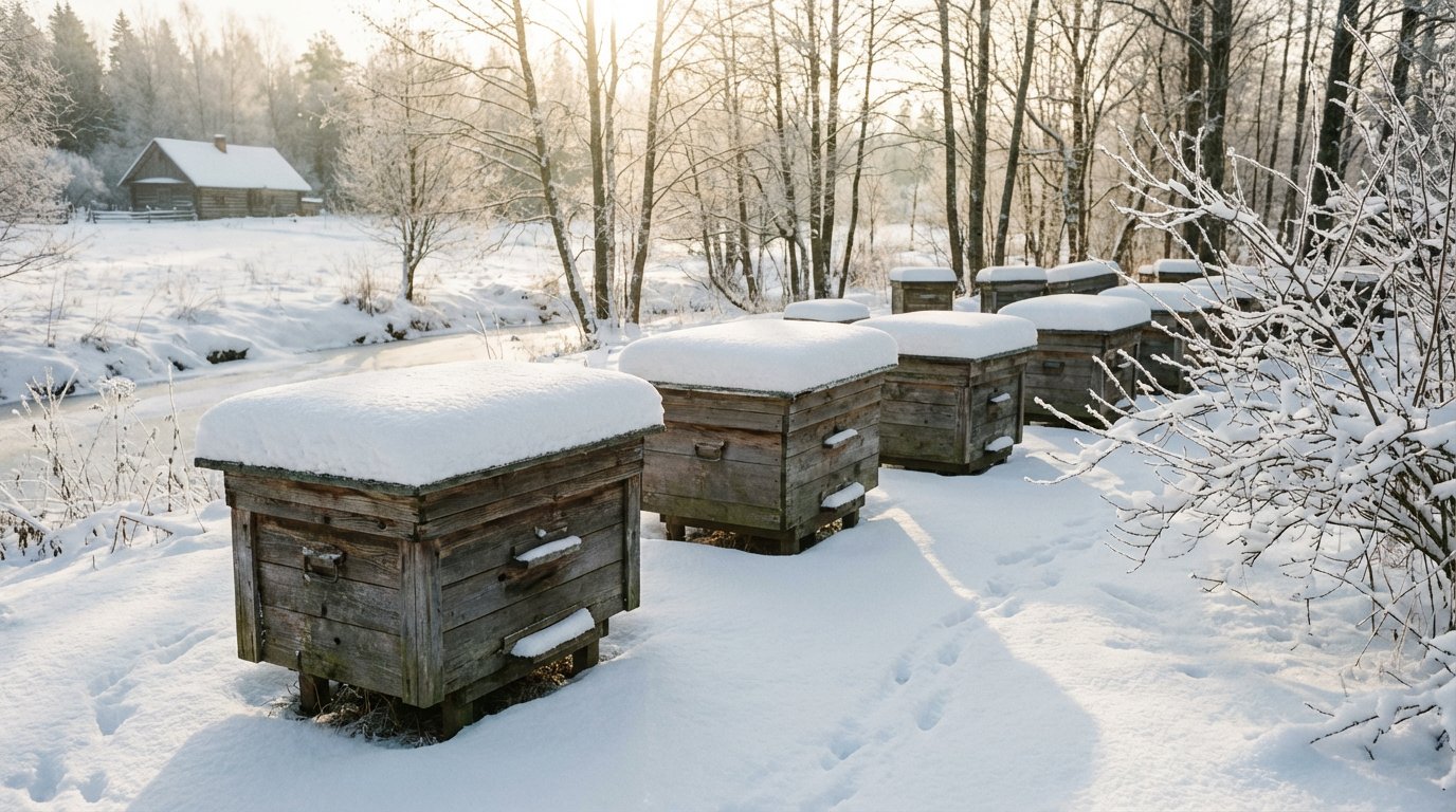 Was machen Bienen im Winter? Überwinterung im Bienenstock