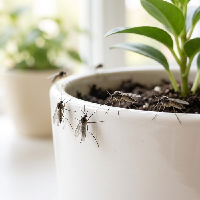 Trauermücken oder Fruchtfliegen?