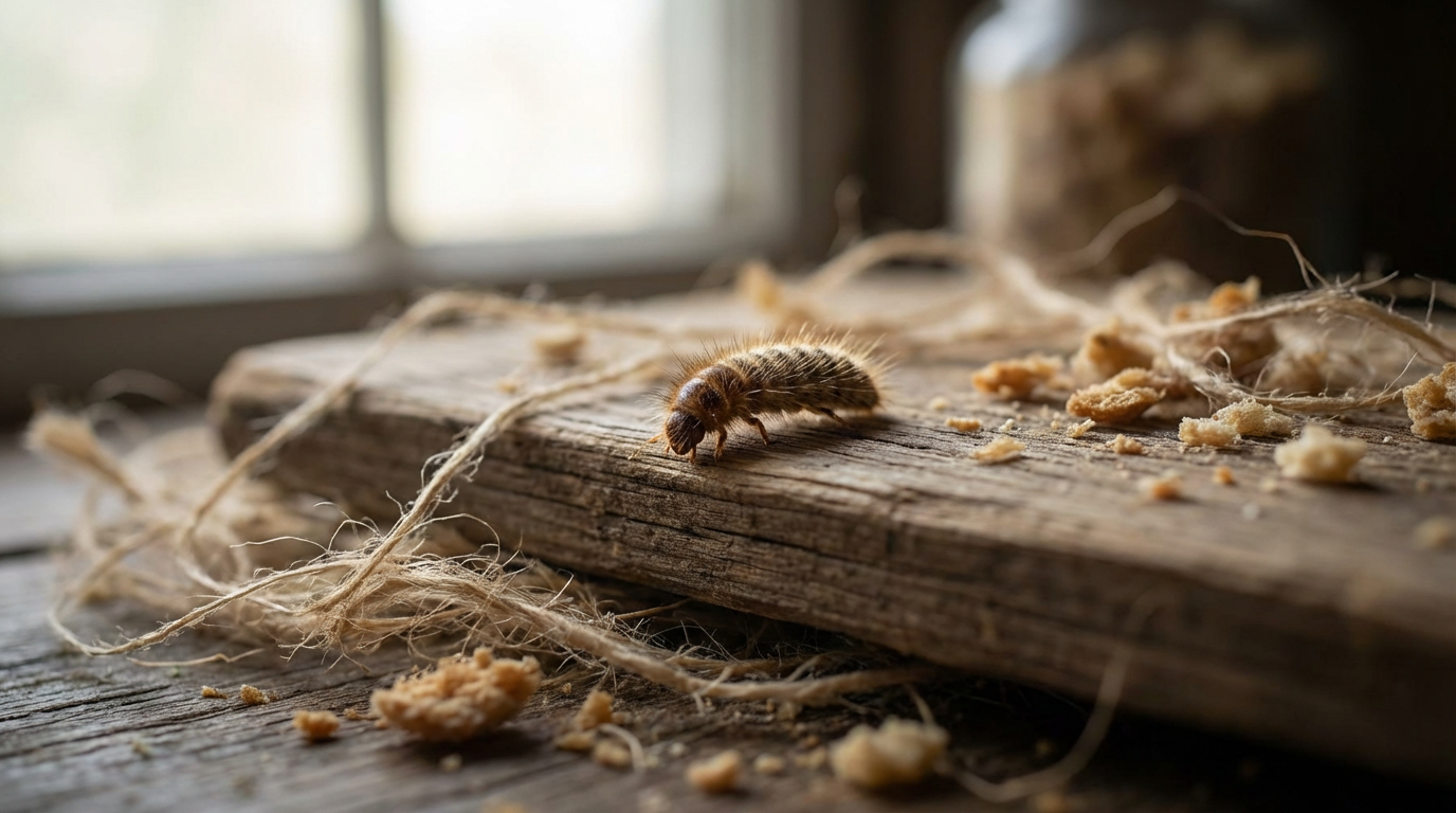 Speckkäfer Larve erkennen: Tipps zur Bestimmung und Bekämpfung