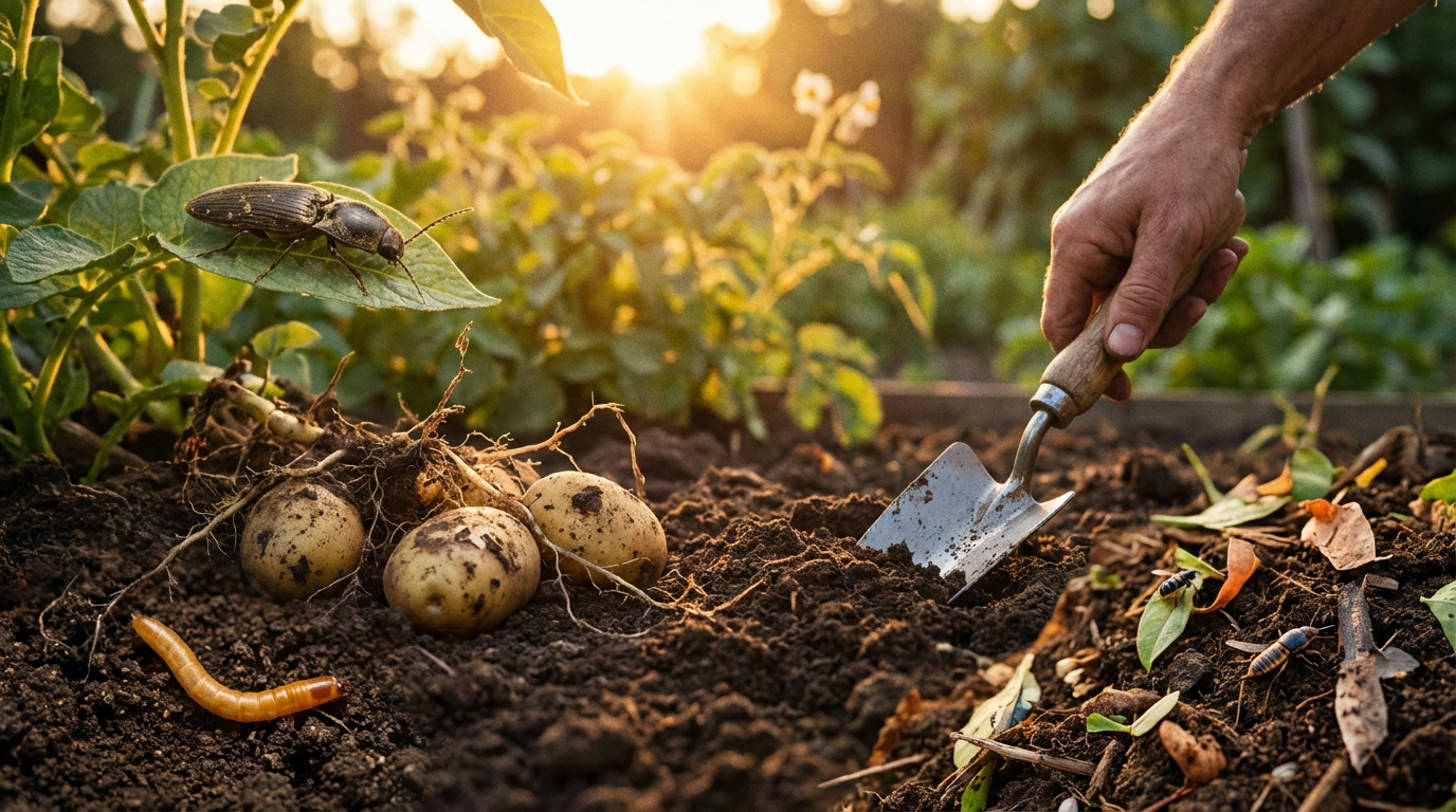 Wireworms i chrząszcze klikowe: biologia, szkodliwe objawy i kontrola