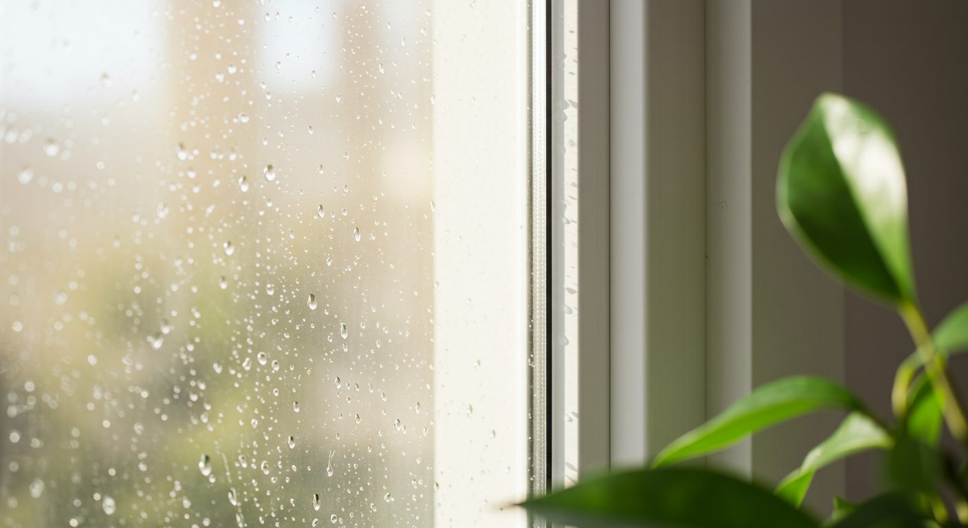 Forma okienna - pleśń na oknie