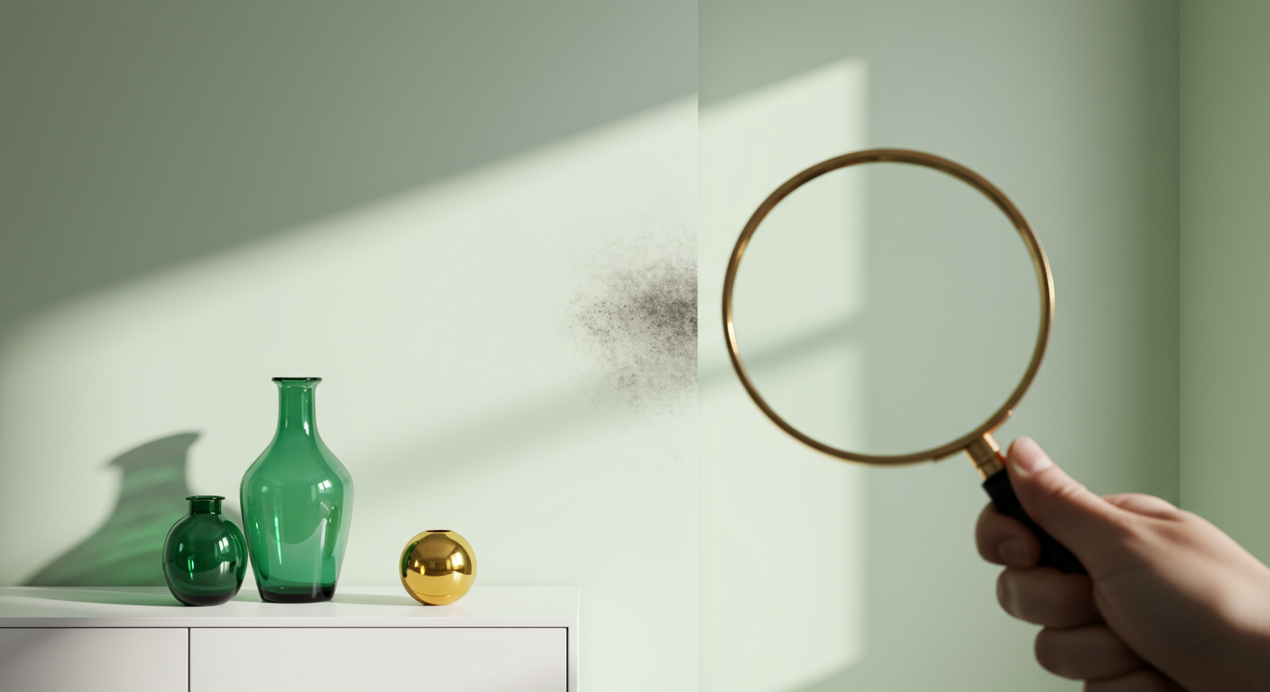Zamglenie lub pleśń: zauważ różnicę