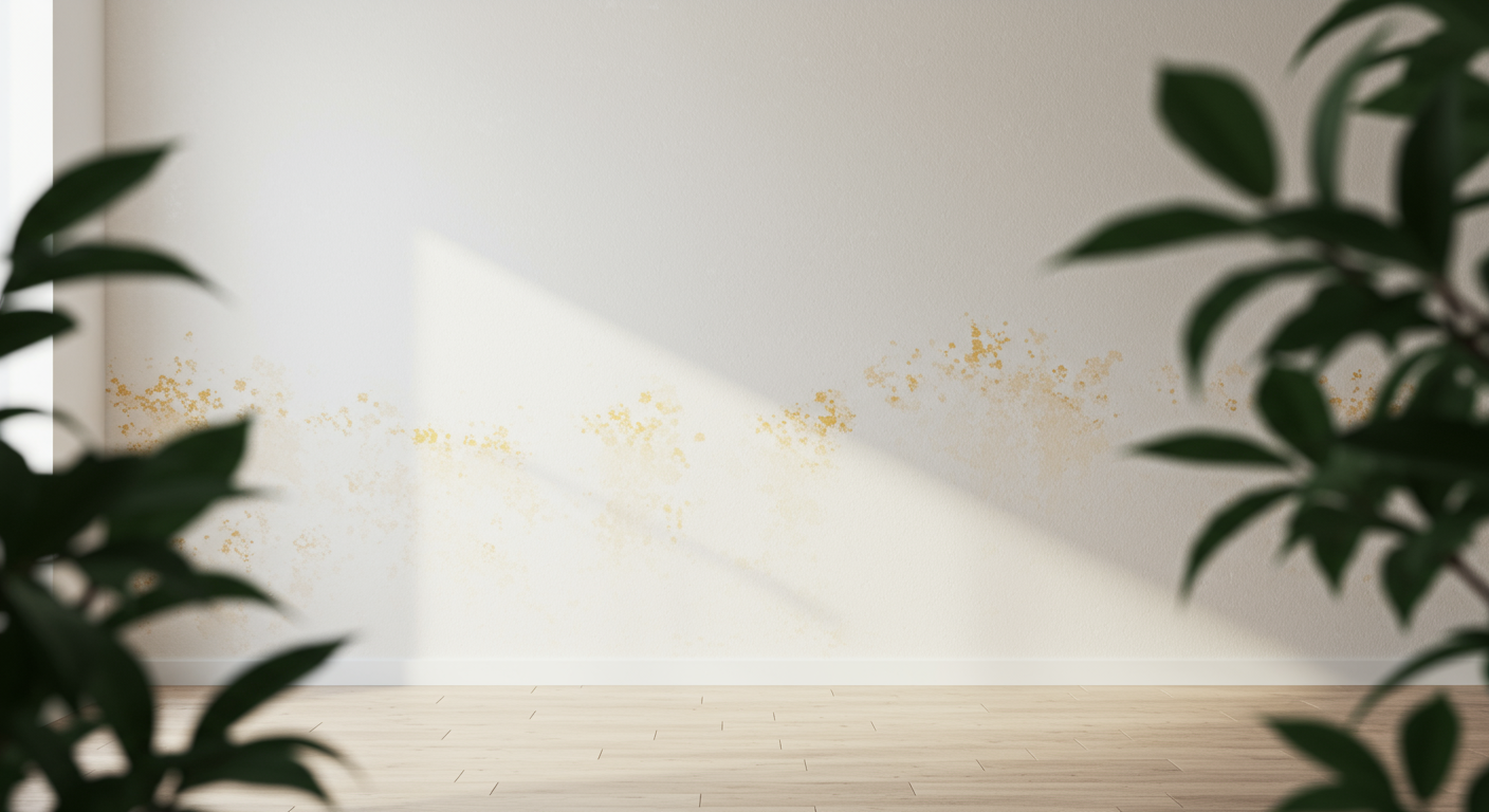 Żółta pleśń na ścianie: przyczyny i eliminacja