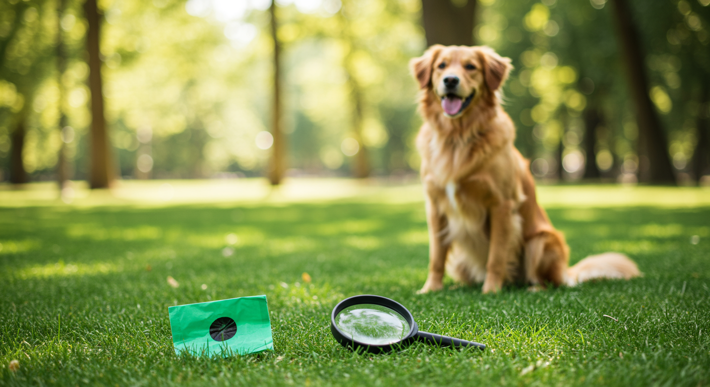 Wygląd psich odchodów Giardia