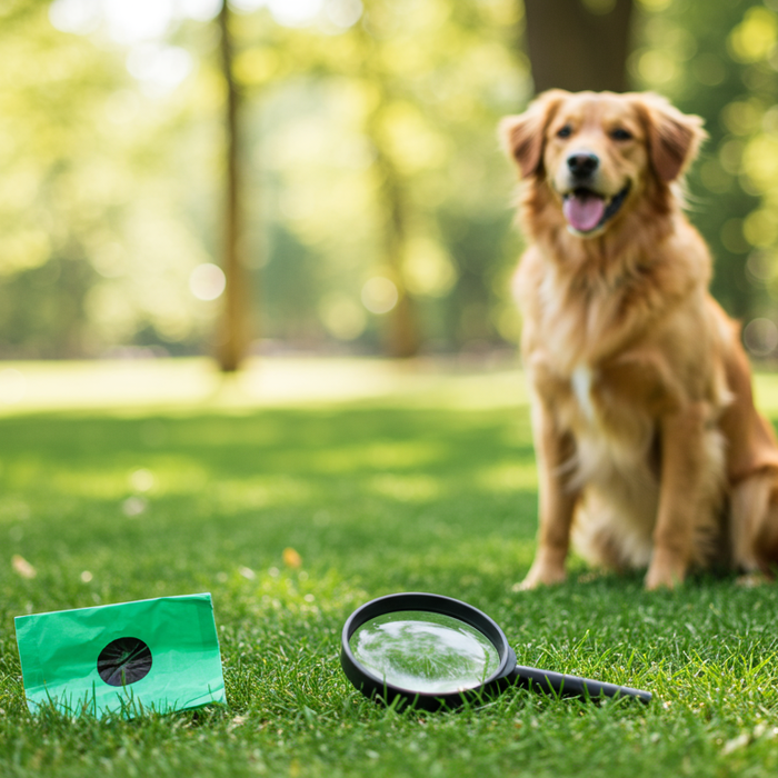 Wygląd psich odchodów Giardia