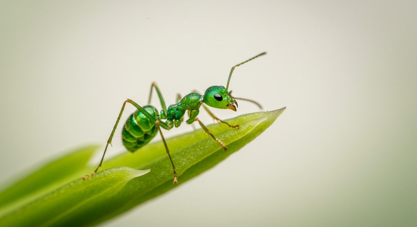 Zielone mrówki: gatunki i osobliwości