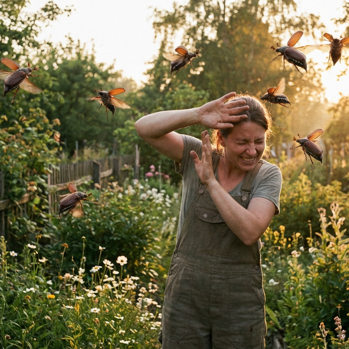 Junikäfer aggressiv? Warum sie uns anfliegen und wie man sie stoppt