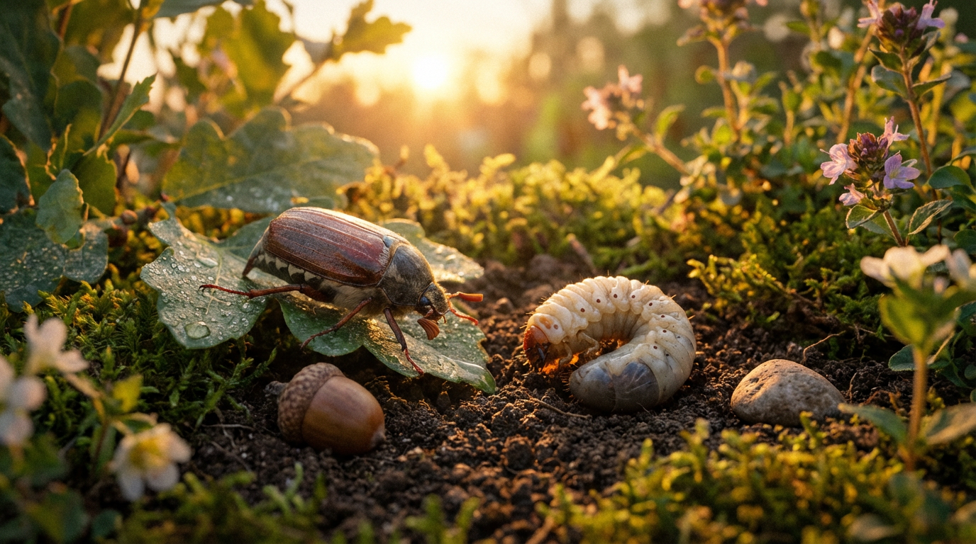 Rozmiar chrząszcza czerwcowego: Jak duże są naprawdę chrząszcze i larwy?