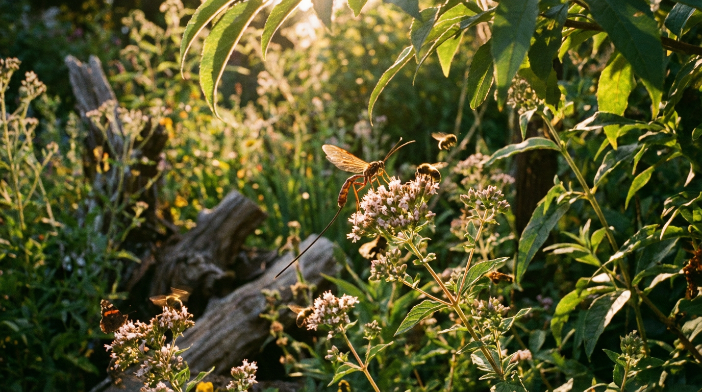 Czy pasożytnicze osy mogą użądlić? Wszystko o żądle i bezpieczeństwie