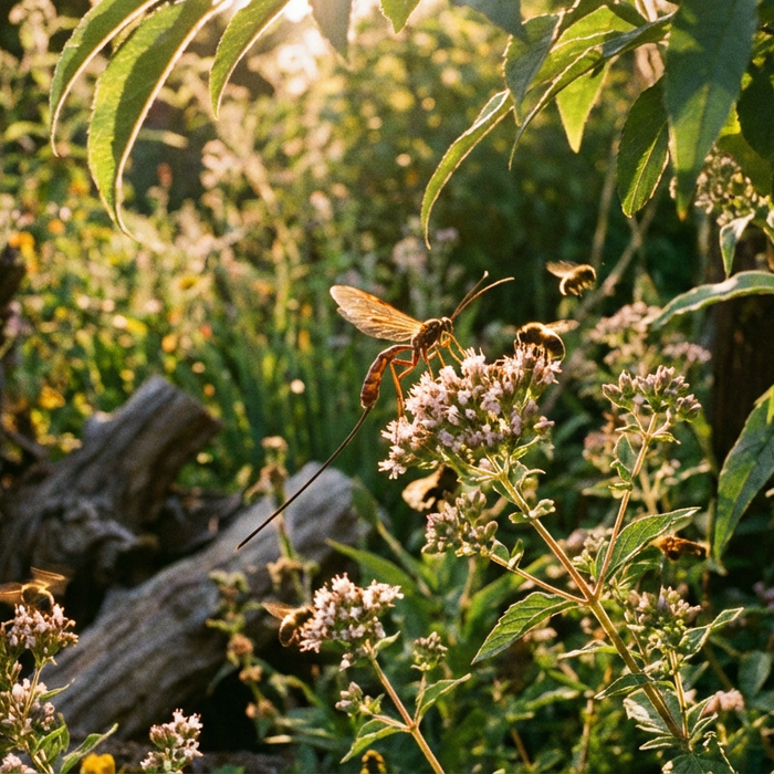 Können Schlupfwespen stechen? Alles über Stachel & Sicherheit