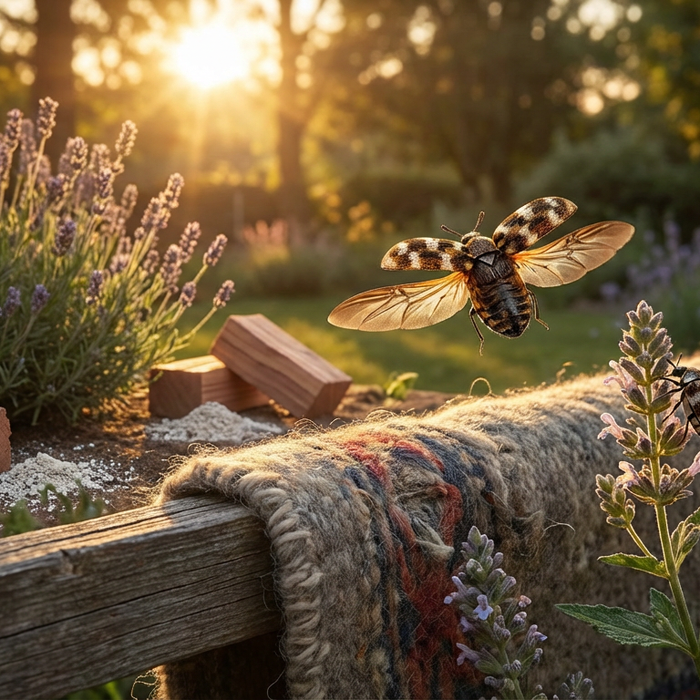 Czy chrząszcze dywanowe potrafią latać? Wszystko o locie i walce