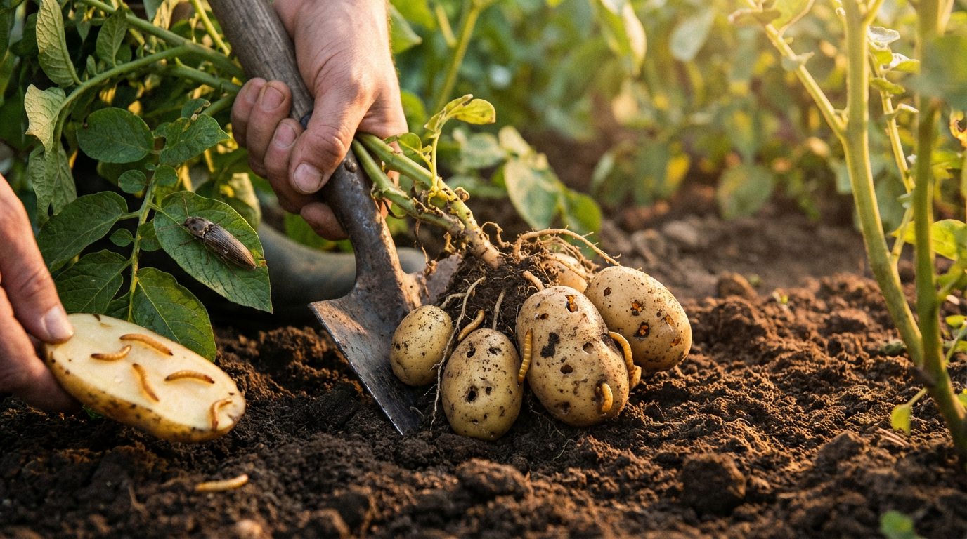 Szkodniki ziemniaków Wireworms: wykrywanie, biologia i kontrola