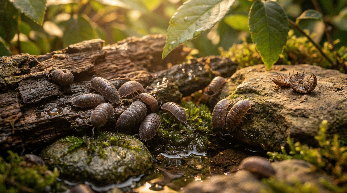Woodlice & Moisture: Dlaczego umierają bez wody