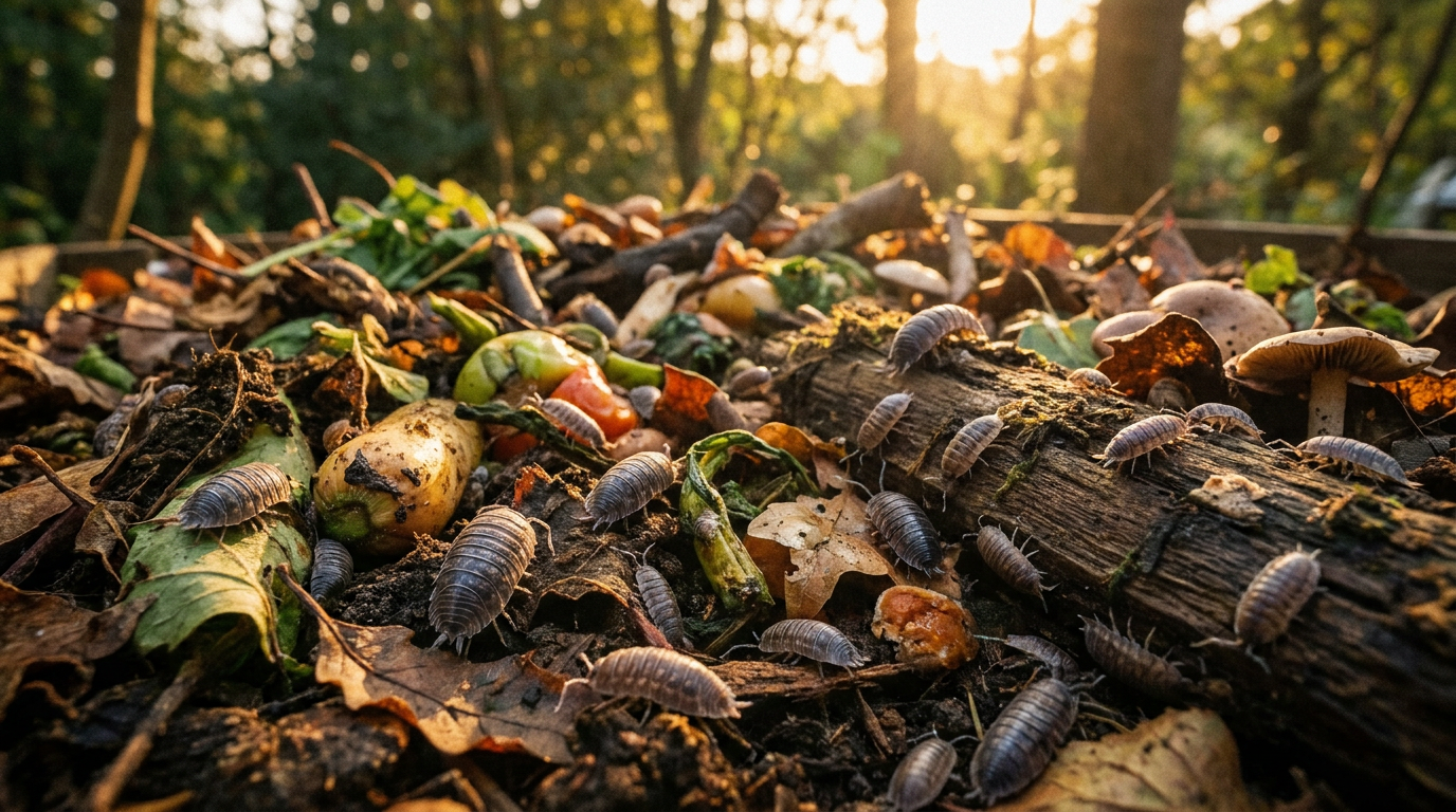 Woodlice w kompostowniku: pożyteczni pomocnicy czy szkodniki?
