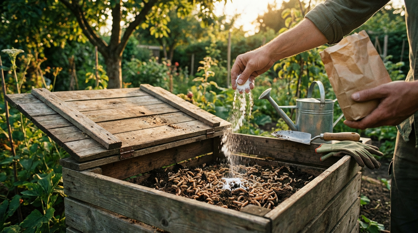 Zwalczanie robaków w koszu na odpady organiczne za pomocą sody oczyszczonej: wskazówki i domowe sposoby