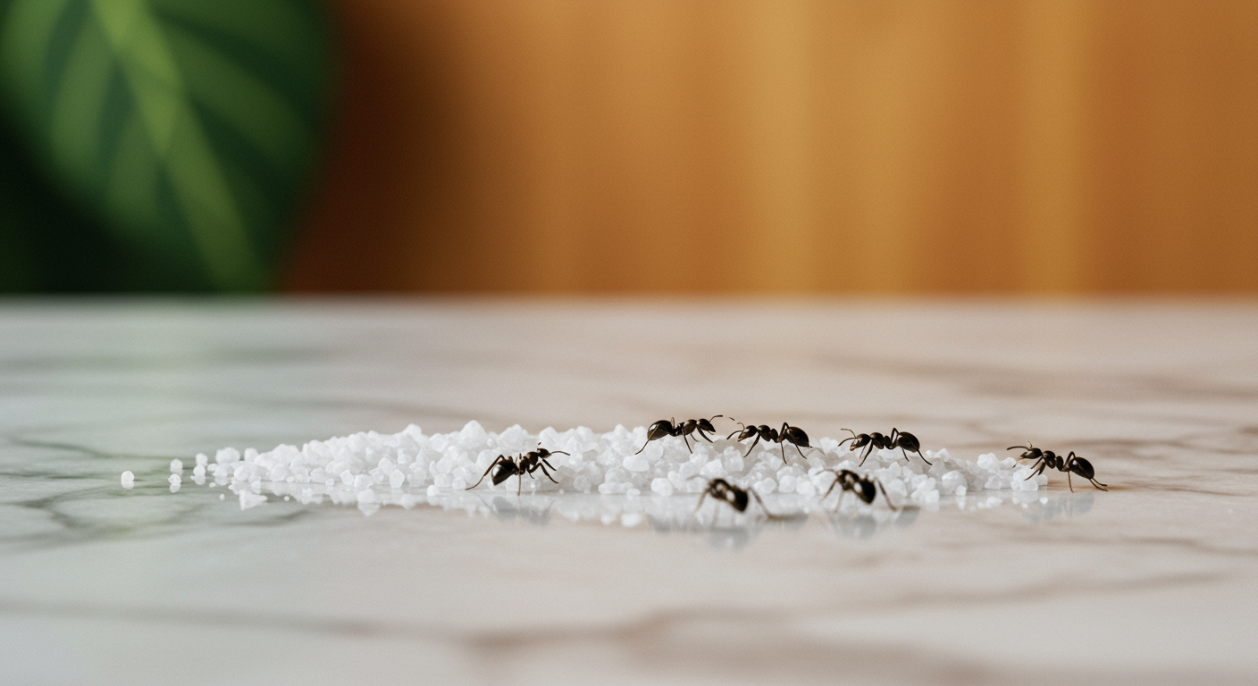 Sól na mrówki: skuteczność jako środek domowy