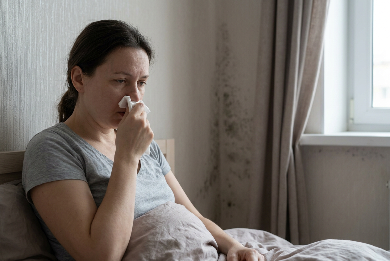 Pleśń w sypialni: identyfikacja i eliminacja zagrożeń