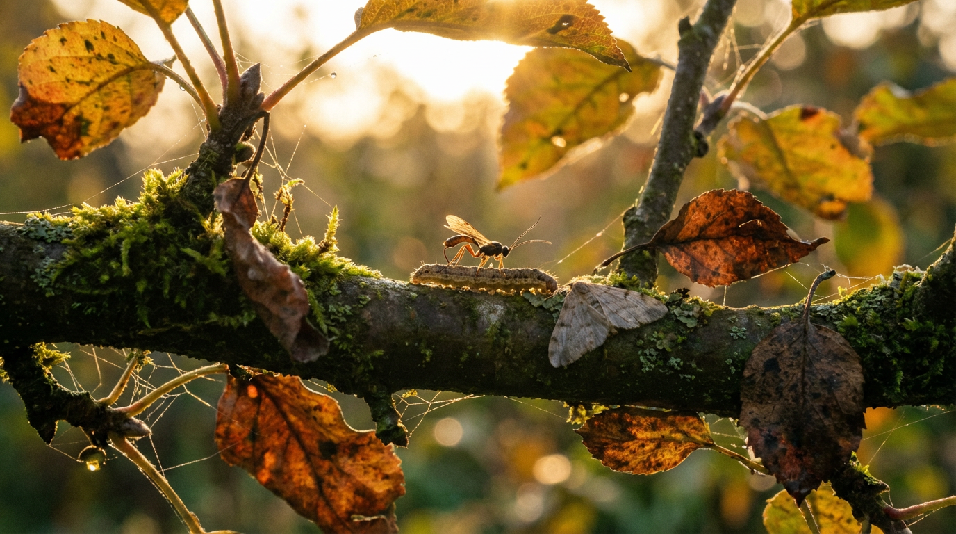 Pasożytnicze osy przeciwko ćmom mrozowym: szczegółowe zwalczanie biologiczne