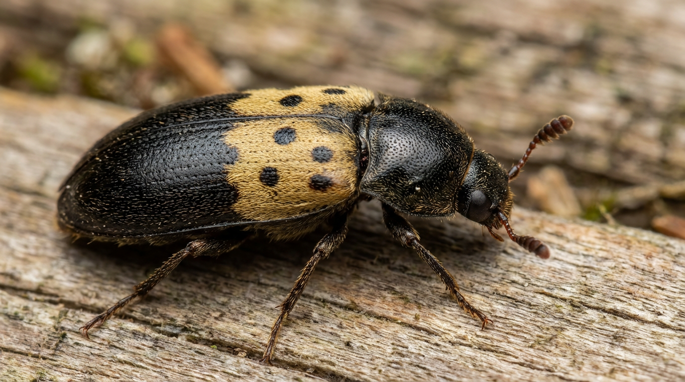Jak wyglądają chrząszcze bekonowe? Rozpoznaje cechy charakterystyczne, larwy i gatunki
