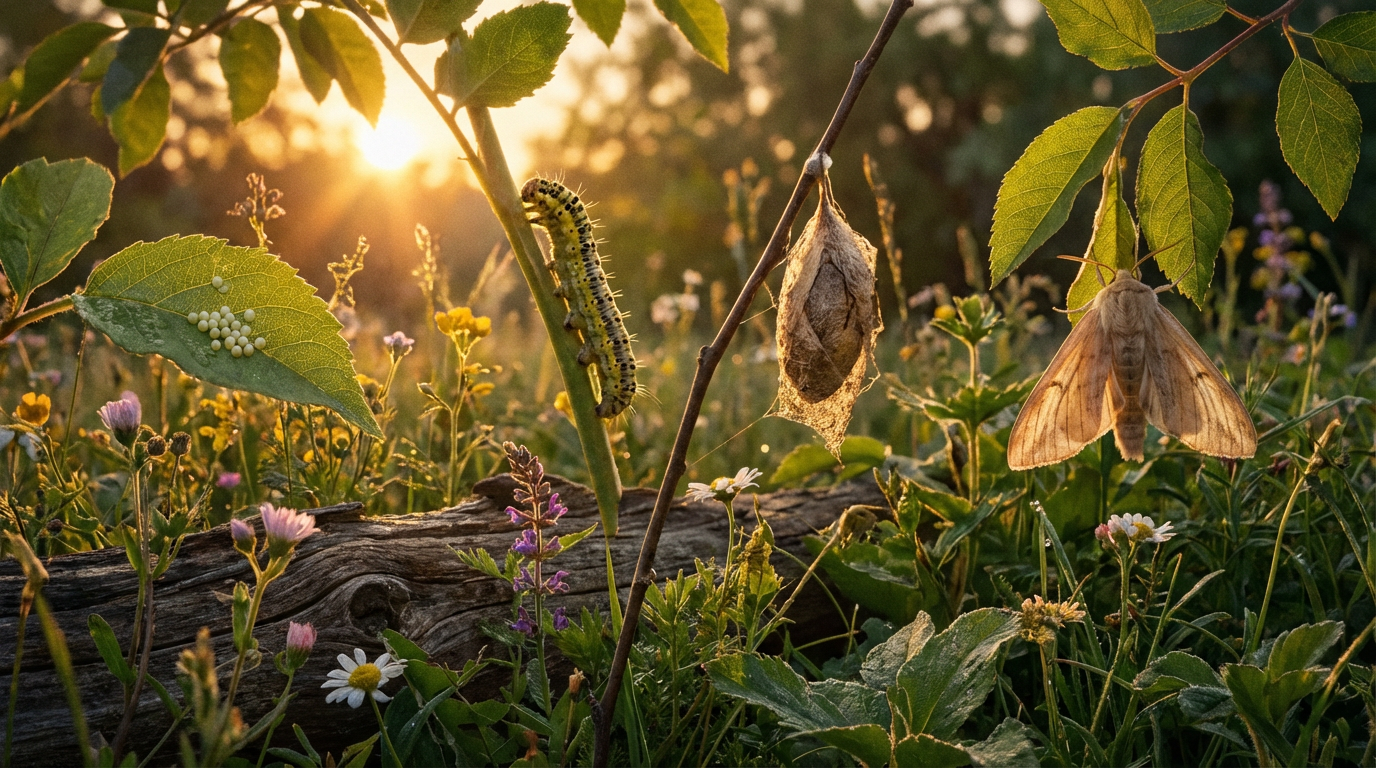 Wie entstehen Motten? Ursprung, Lebenszyklus & Entwicklung
