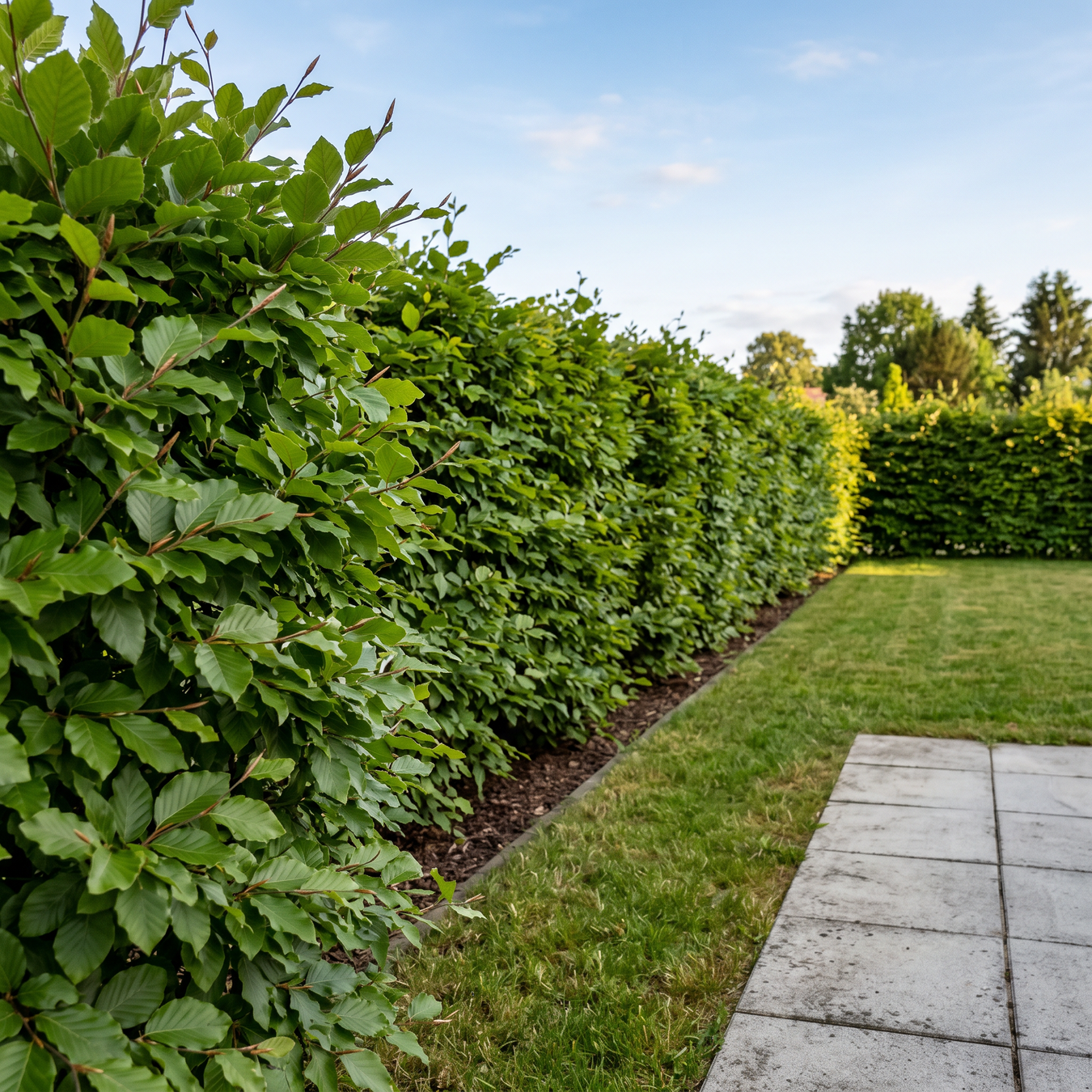 Buchenhecke: Rotbuche & Hainbuche