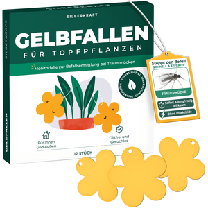 Żółta pułapka, żółte panele, żółte naklejki 12 sztuk przeciwko muszkom owocowym, komarom i wielu innym.