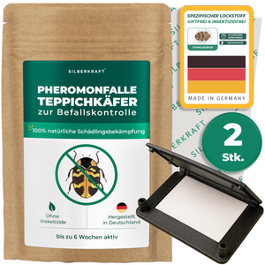 Pheromonfalle Teppichkäfer - Silberkraft
