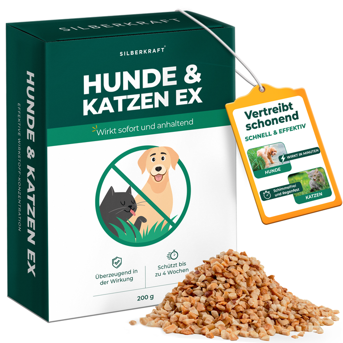 Hunde & Katzen Stopp Ex Granulat - Silberkraft