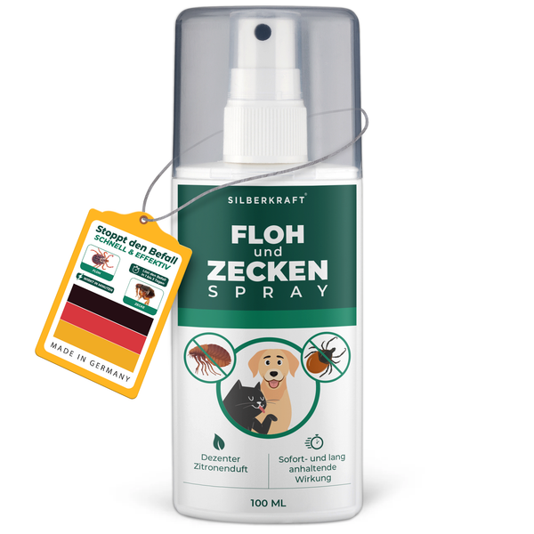 Spray na pchły i kleszcze dla psów i kotów - Silberkraft