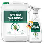 Wiele widoków butelki ze sprayem Silberkraft Stink Bug ze zbiornikiem, aby pokazać produkt z różnych perspektyw.