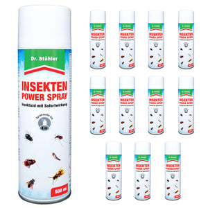 Insekten-Power Spray: Effektive Lösung für kriechende und fliegende Ungeziefer wie Schaben und Motten - Silberkraft