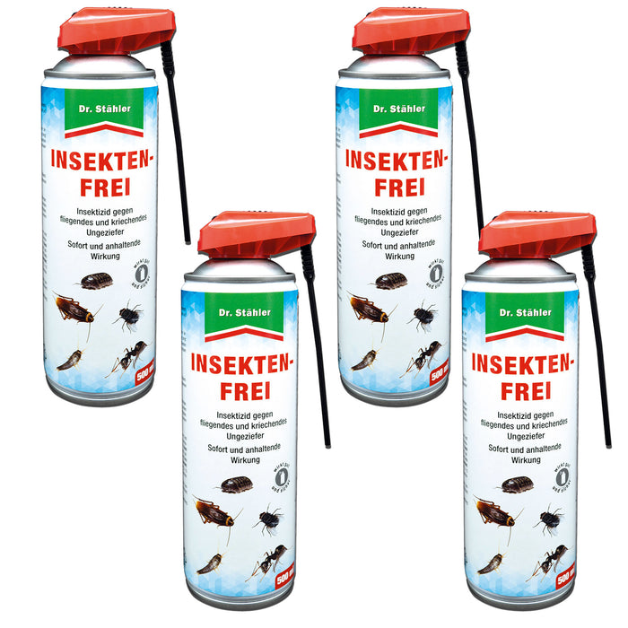 Effektives Insekten-Frei-Spray: Sofortwirkendes Universal-Insektizid gegen fliegende und kriechende Insekten im Haus - Silberkraft