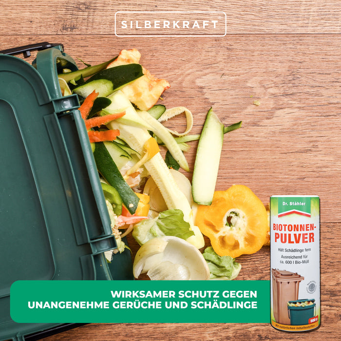 Organiczny proszek beczkowy przeciw nieprzyjemnym zapachom i szkodnikom - Silberkraft