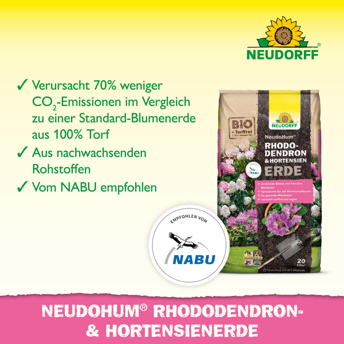 Neudorff NeudoHum Rhododendron- & HortensienErde - Silberkraft