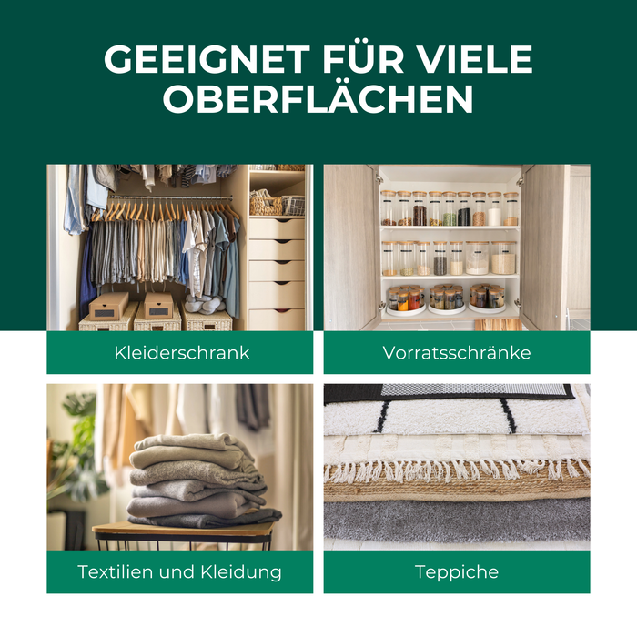 Mottenspray gegen Kleider- & Lebensmittelmotten - Silberkraft