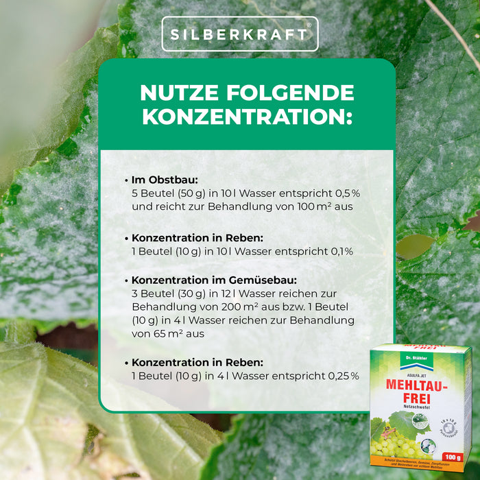 Asulfa® Jet Mehltau-Frei: Zuverlässiger Schutz gegen Mehltau und Milben - Silberkraft