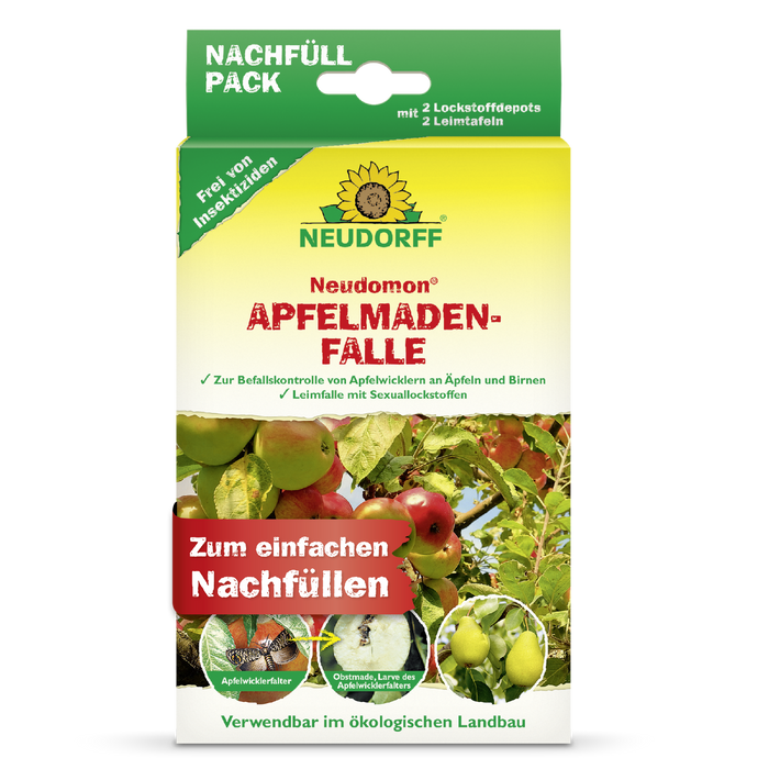 Neudorff Neudomon ApfelmadenFalle Nachfüllpack - Silberkraft