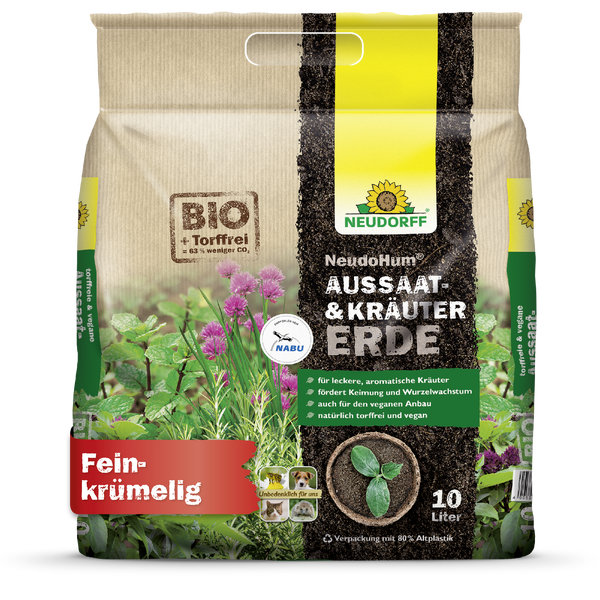 Neudorff NeudoHum Aussaat- und KräuterErde - Silberkraft