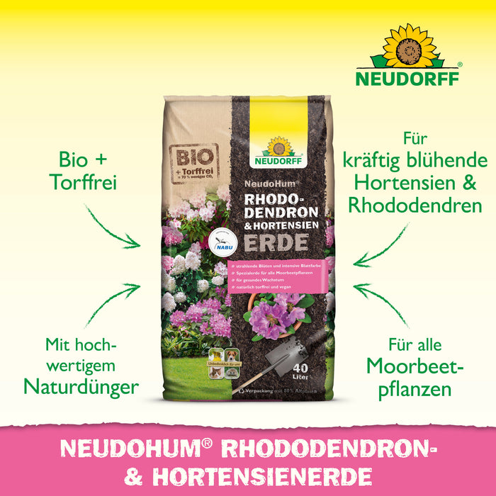 Neudorff NeudoHum Rhododendron- und HortensienErde - Silberkraft