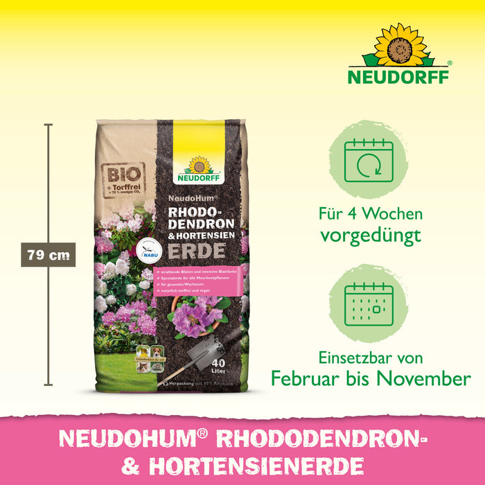 Neudorff NeudoHum Rhododendron- und HortensienErde - Silberkraft