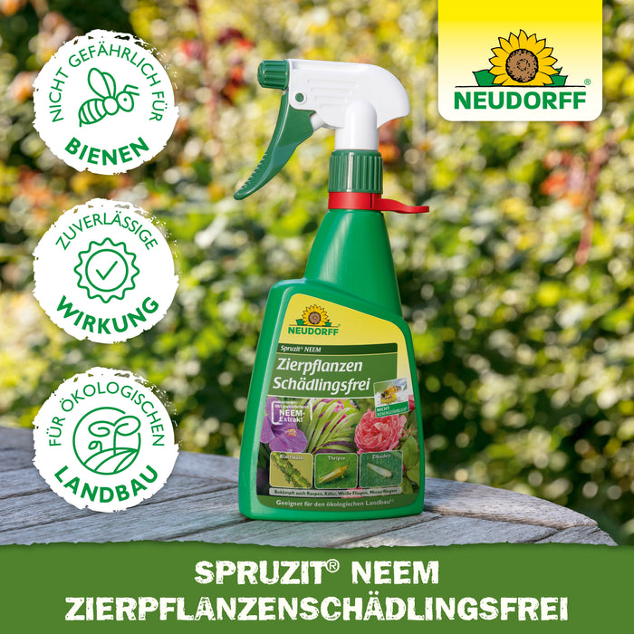 Neudorff Spruzit NEEM ZierpflanzenSchädlingsfrei - Silberkraft
