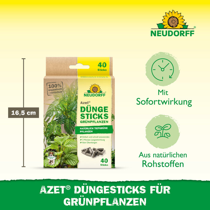Neudorff Azet DüngeSticks für Grünpflanz - Silberkraft