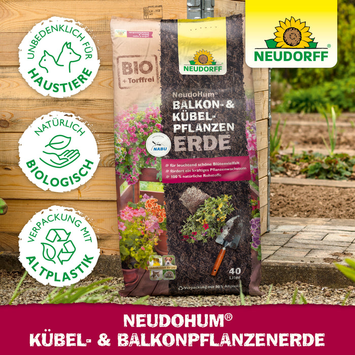 Neudorff NeudoHum Balkon- & KübelpflanzenErde - Silberkraft