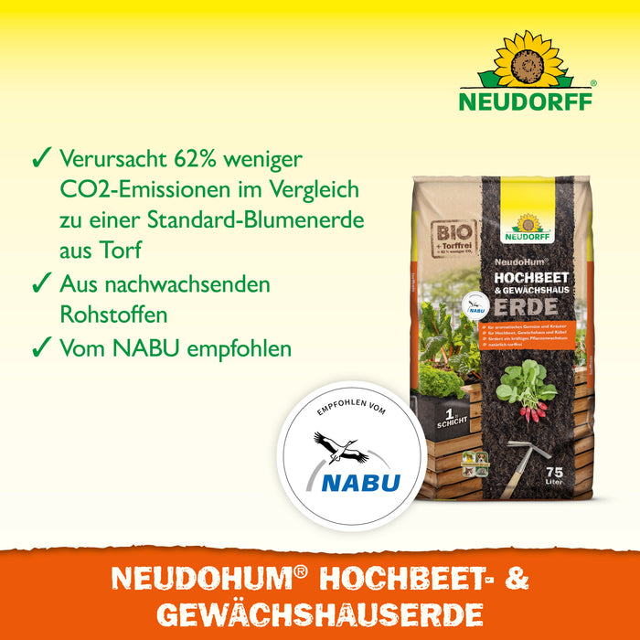 Neudorff NeudoHum Hochbeet-und GewächshausErde - Silberkraft