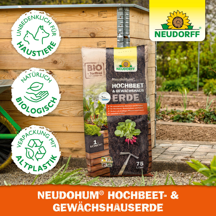 Neudorff NeudoHum Hochbeet-und GewächshausErde - Silberkraft