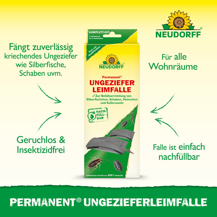 Neudorff Permanent UngezieferLeimFalle - Silberkraft