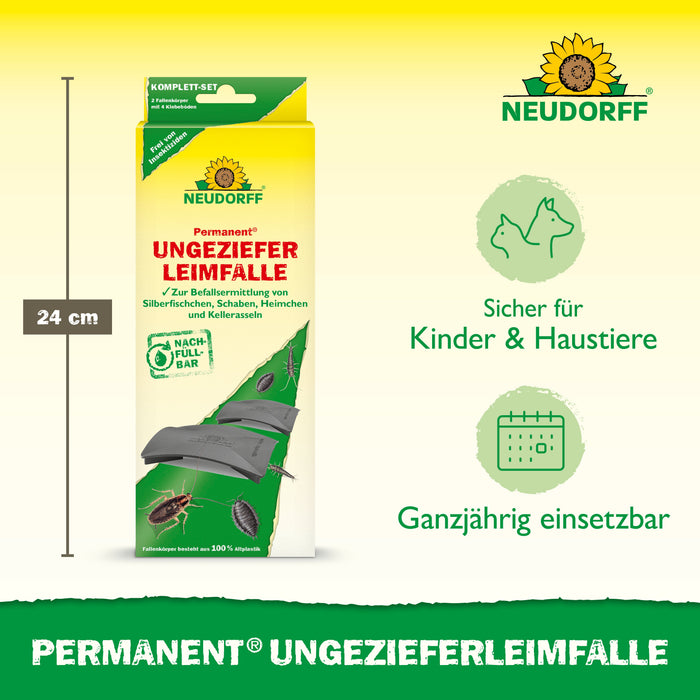 Neudorff Permanent UngezieferLeimFalle - Silberkraft