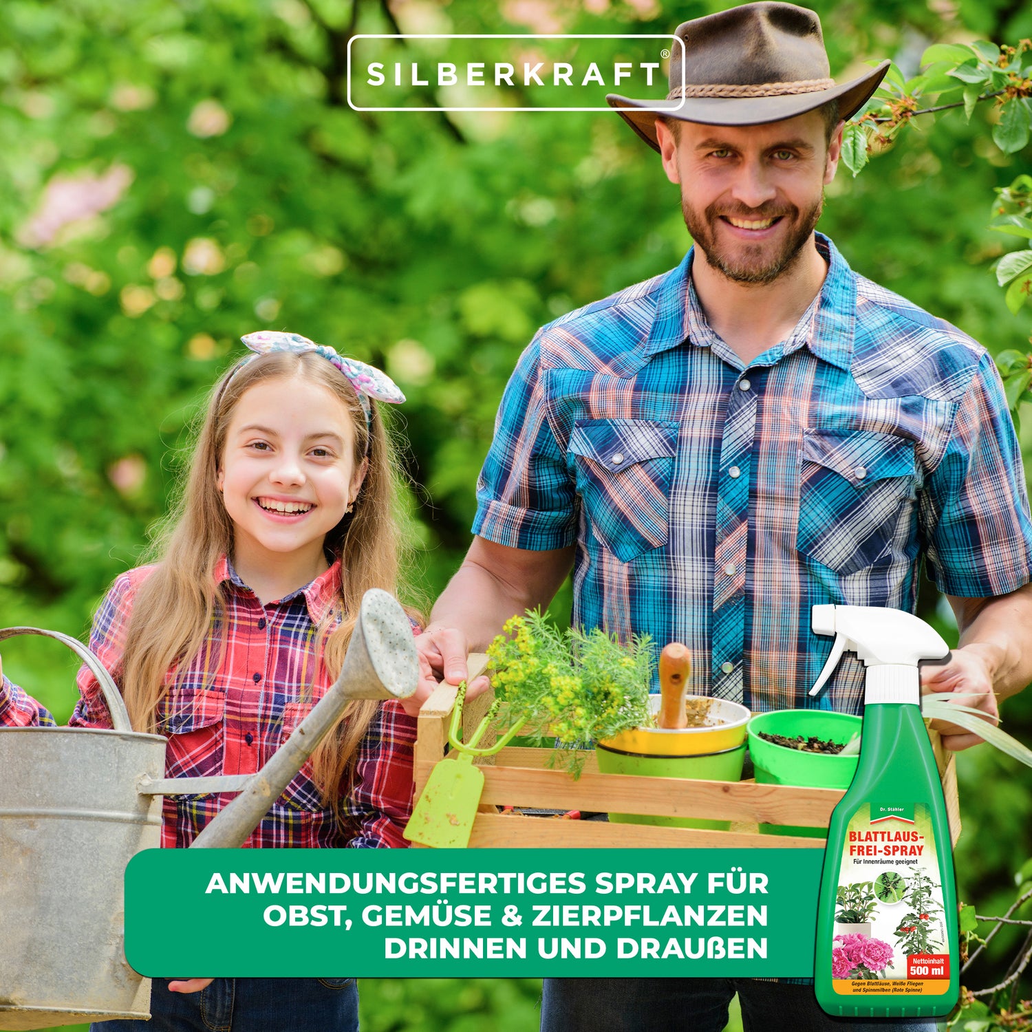 Blattlausfrei-Spray: Effektiver Schutz für Obst, Gemüse & Zierpflanzen - Silberkraft