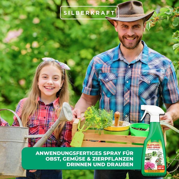 Blattlausfrei-Spray: Effektiver Schutz für Obst, Gemüse & Zierpflanzen - Silberkraft
